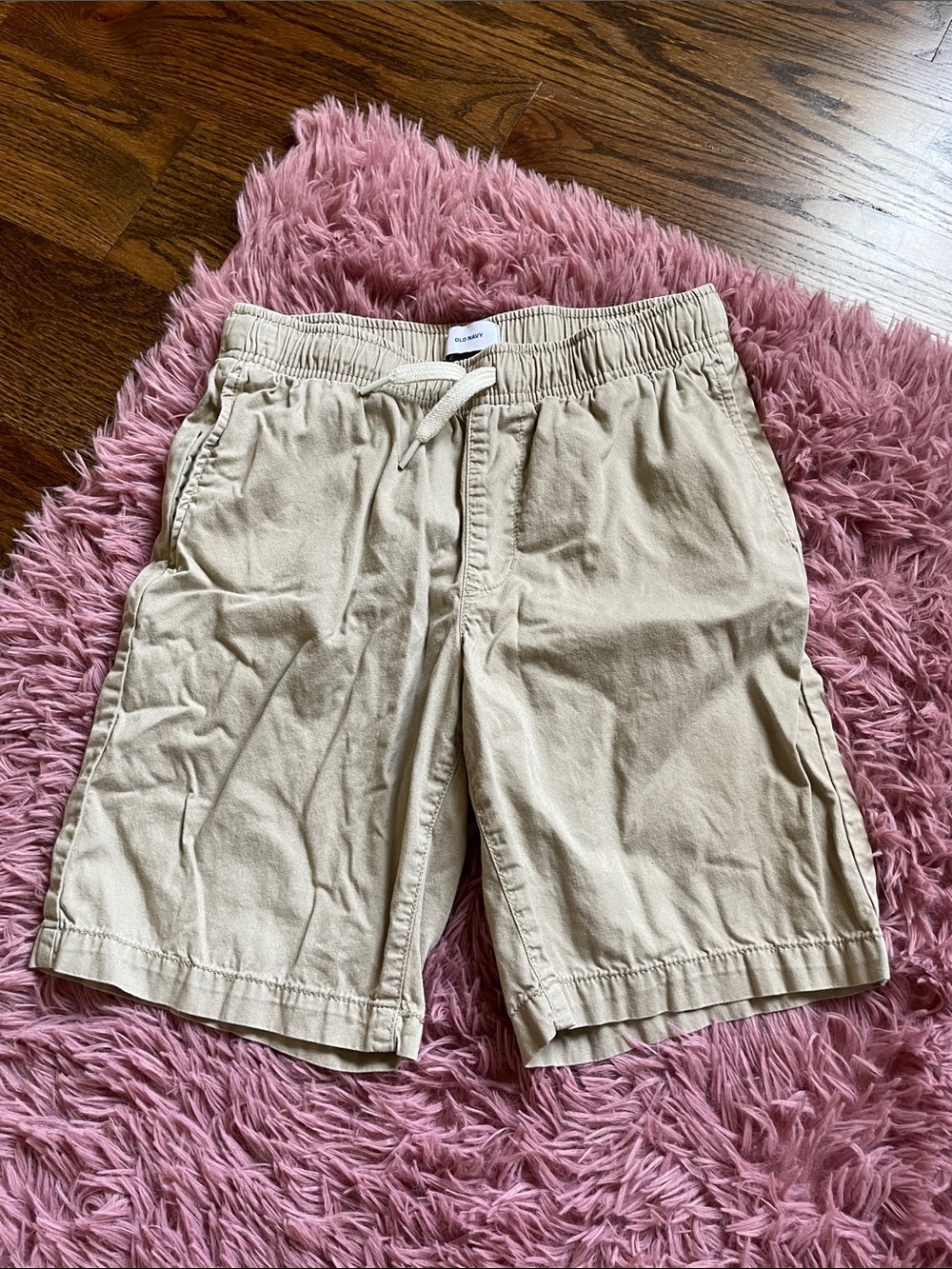 Old Navy Beige Drawstring Boys’ Shorts - L (10-12)